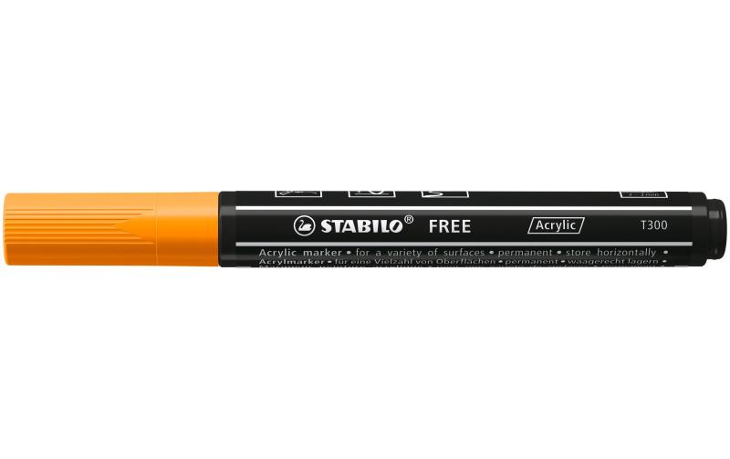 STABILO FREE Acrylic T300 orange