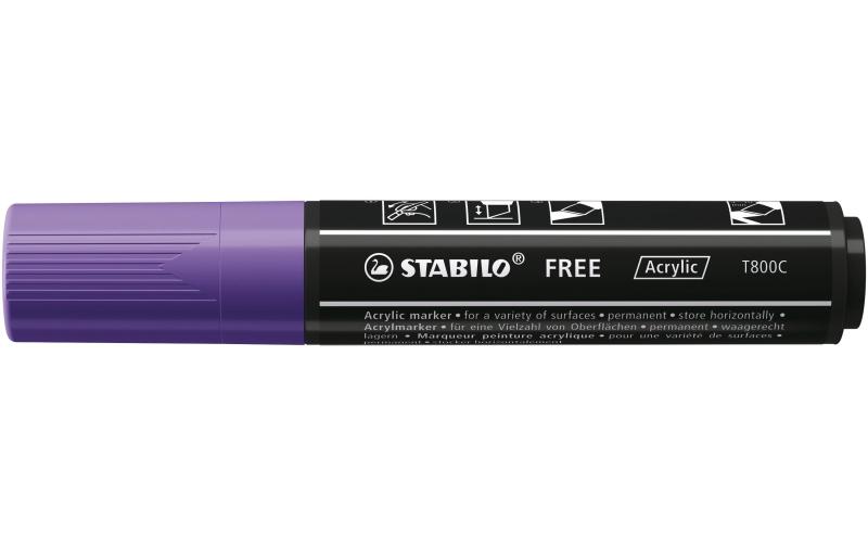 STABILO FREE Acrylic T800C violett