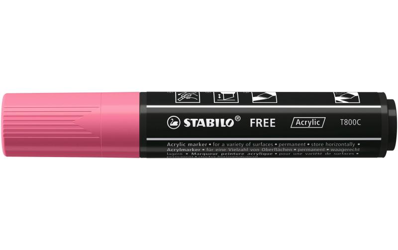 STABILO FREE Acrylic T800C pink