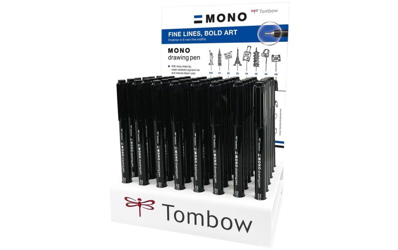 TOMBOW  MONO drawing pen, 8 x 6 Stk.