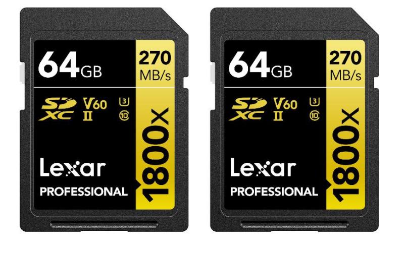 Lexar Professional SDXC1800x UHS-II 2x 64GB