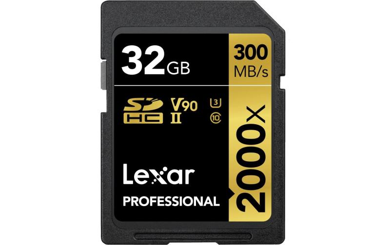 Lexar Professional SDXC 2000x UHS-II 32GB