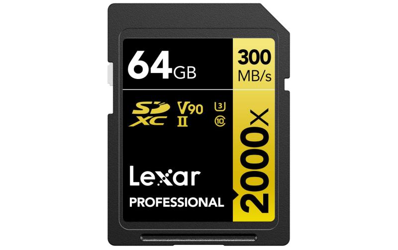 Lexar Professional SDXC 2000x UHS-II 64GB