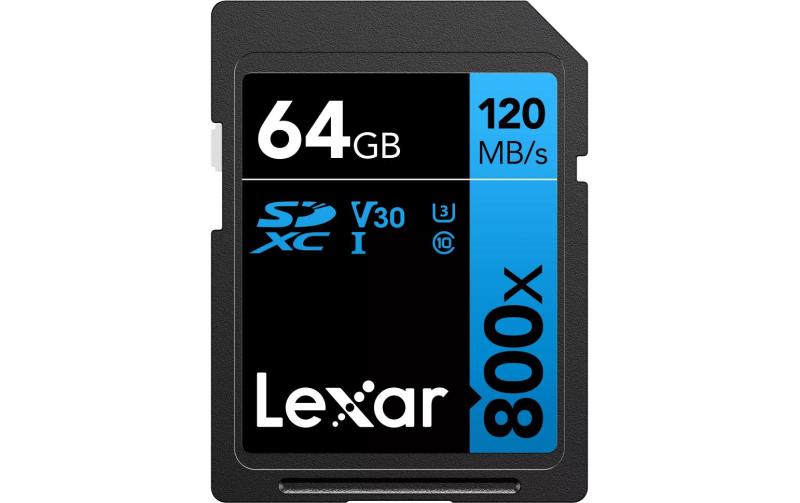Lexar Professional SDXC 800x UHS-I 64GB