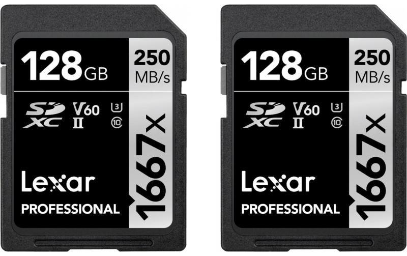 Lexar Professional SDXC 1667x UHS-II 2x128G