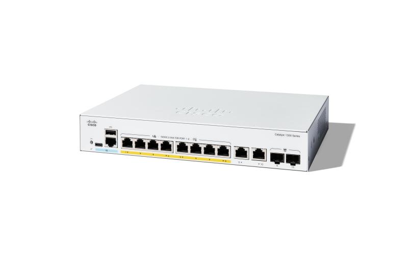Cisco C1300-8T-E-2G: 8 Port Managed Switch