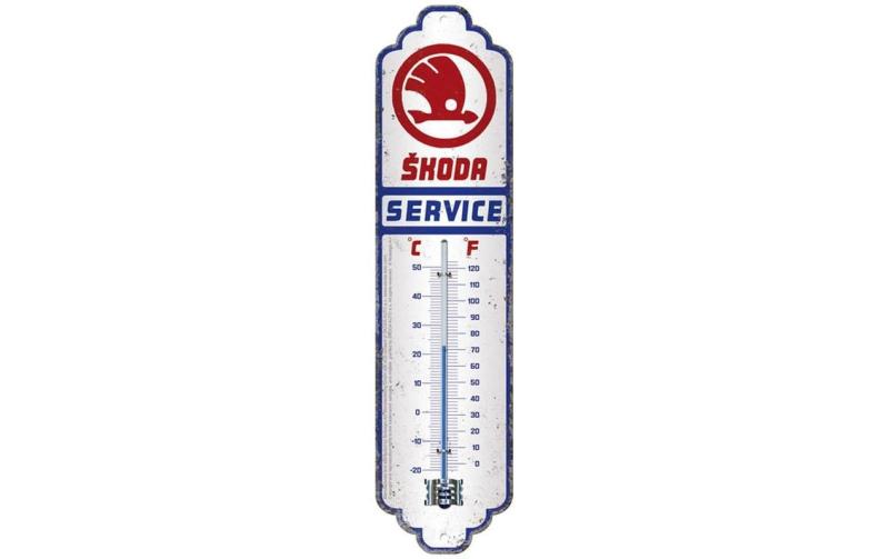 Nostalgic Art Thermometer Skoda Service