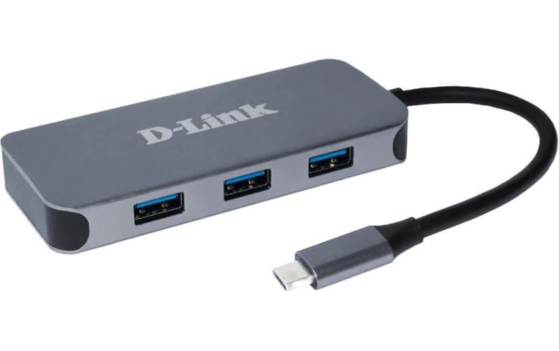 D-Link Hub DUB-2335 6-in-1  USB-C Hub