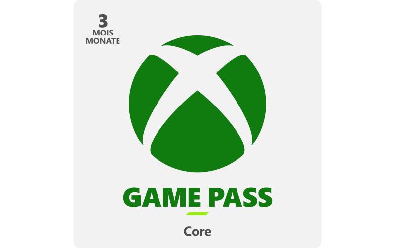Microsoft Xbox Game Pass Core 3 Monate