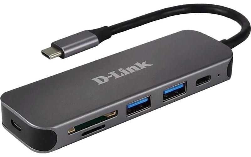 D-Link Hub DUB-2325/E: 5-in-1 USB-C Hub