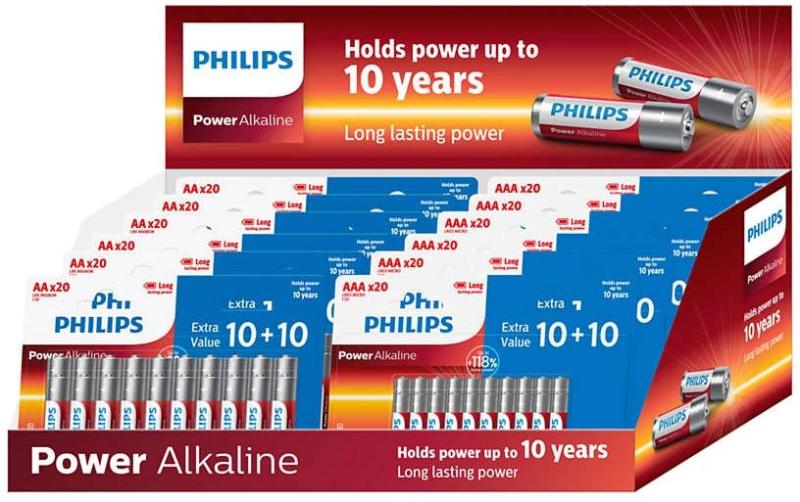 Philips Batterie 120x AA und 120x AAA