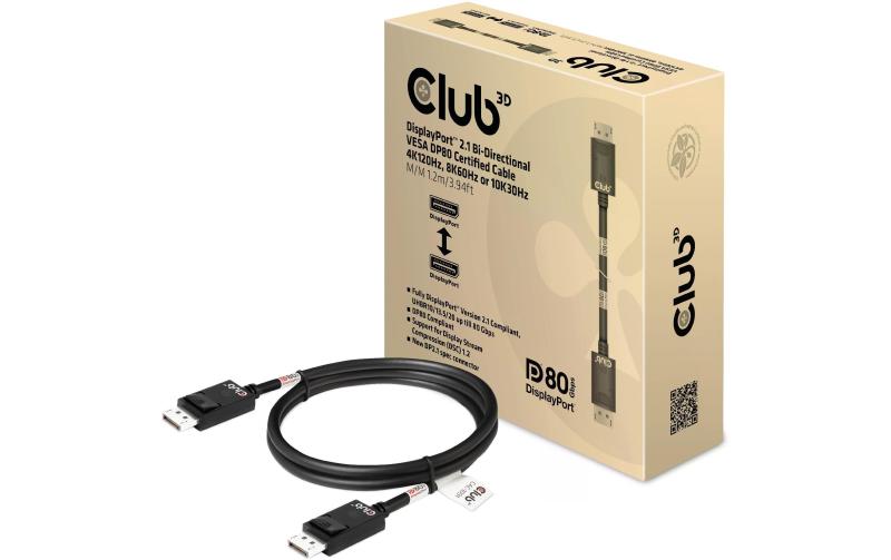 Club 3D, DP 2.1 Bi-Dirwktionales Kabel
