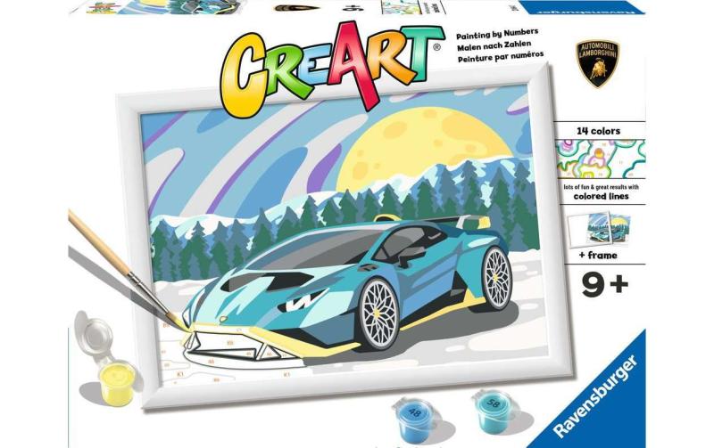 CreArt - MNZ - Blue Lamborghini