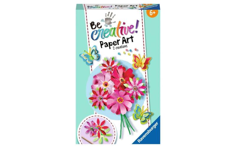 BeCreative Paper Art Flowers & Butterflies