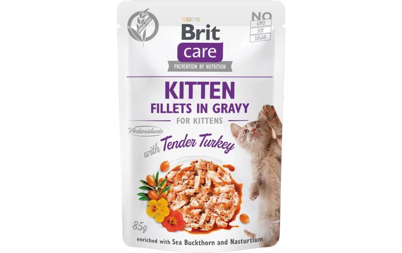 Brit Care Cat Fillets Sauce Kitten 85g