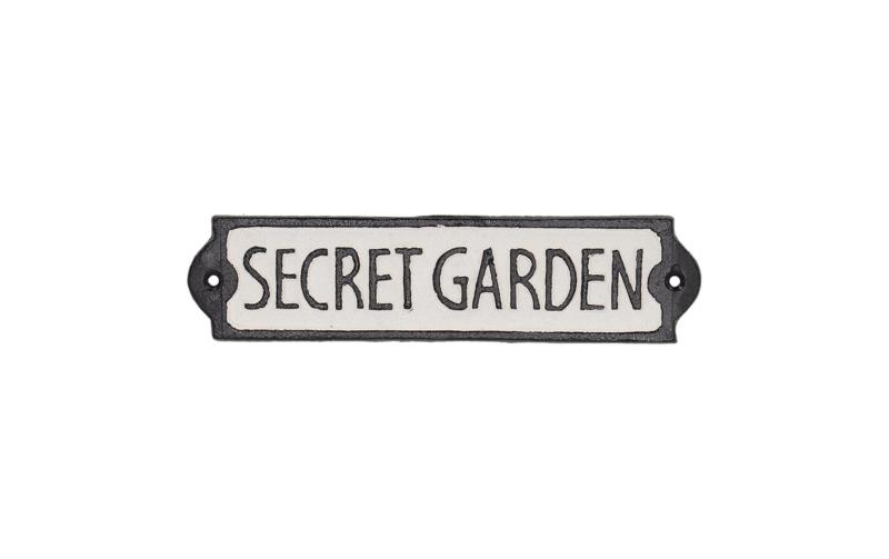 Esschert Design Türschild secret garden