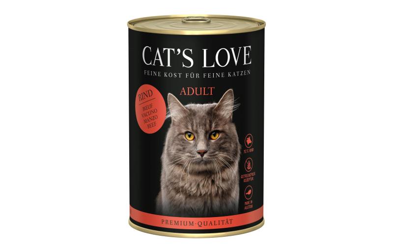 Cats Love Adult Rind Pur 400g