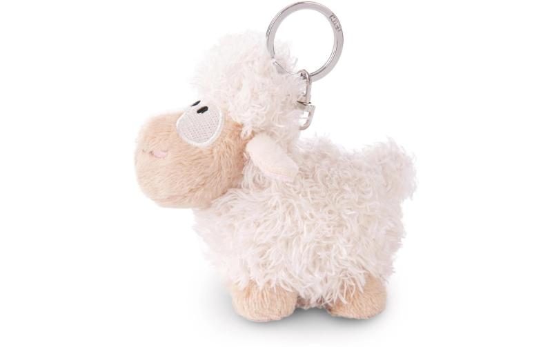 Schlüsselanhänger Schaf weiss