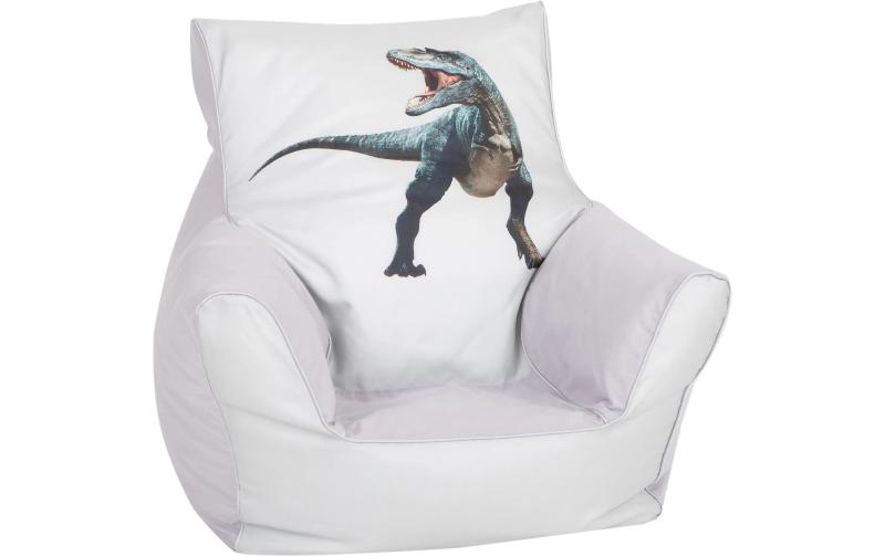 Kindersitzsack Dino grey