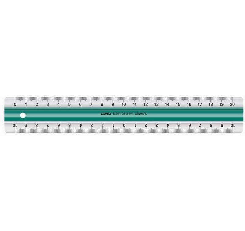 Linex Super Ruler Lineal 20cm