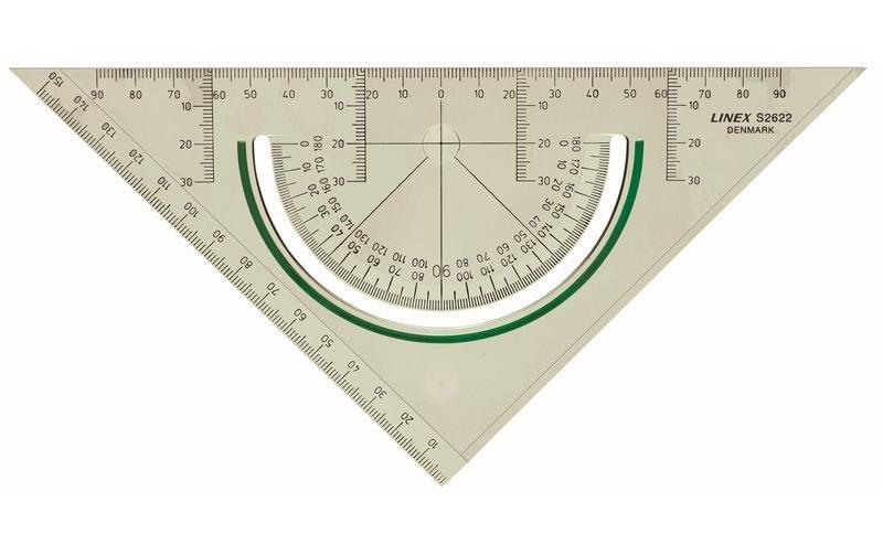 Linex  Geometrie-Dreieck 225mm
