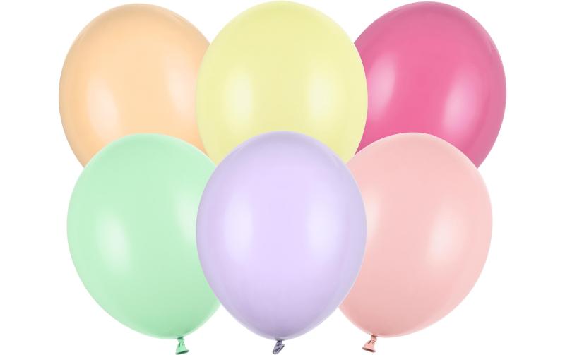 Partydeco Ballons Uni Strong Pastel Mix