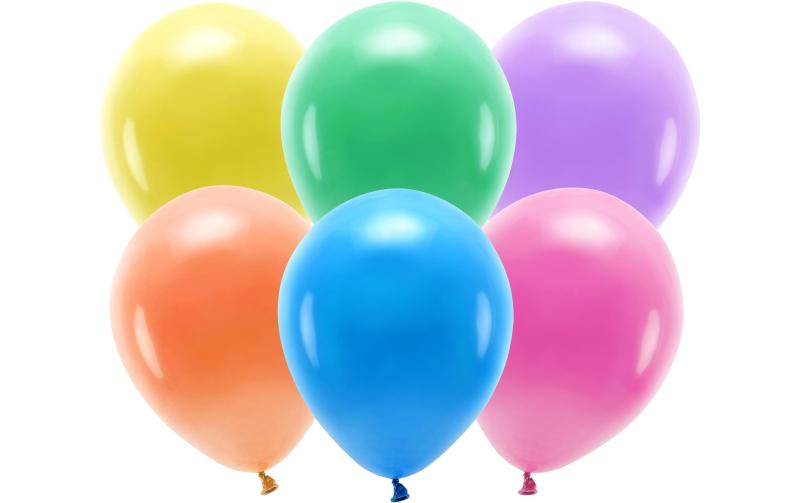 Partydeco Ballons Uni Eco Pastel Mix