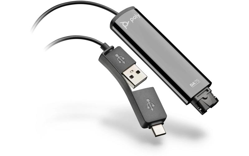 Poly DA75 USB-A/USB-C - QD Adapter Cable