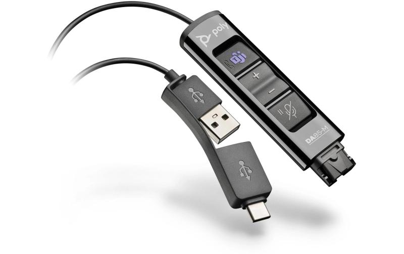 Poly DA85 MS USB-A/USB-C - QD Adapter Cable