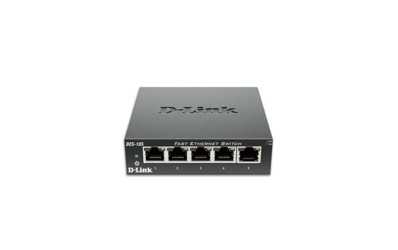 D-Link DES-105/E: 5Port Switch, 100Mbps