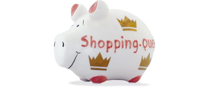 Sparschwein Shopping Queen
