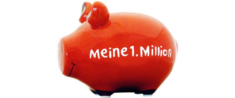 Sparschwein Meine 1. Million