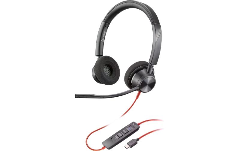 Poly Blackwire 3320 Stereo,MS,USB-C/A