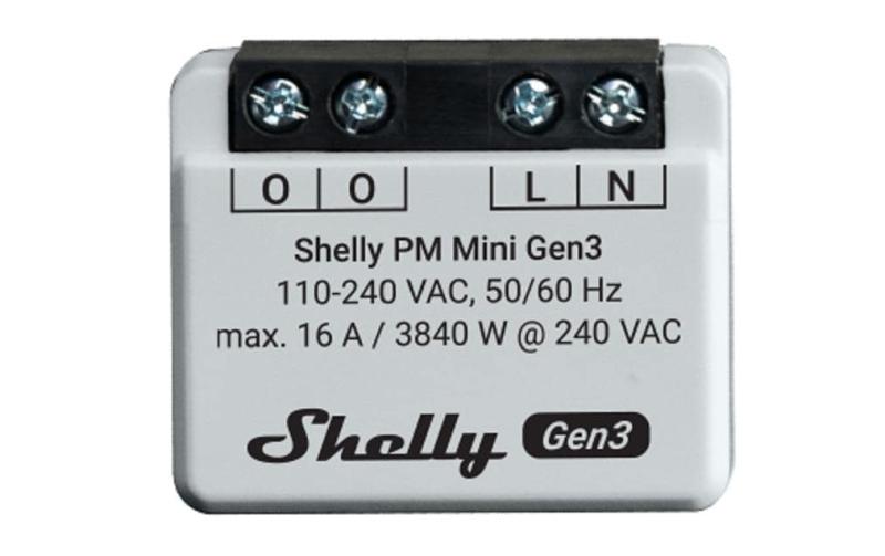 Shelly PM Gen3 Energiemessgerät
