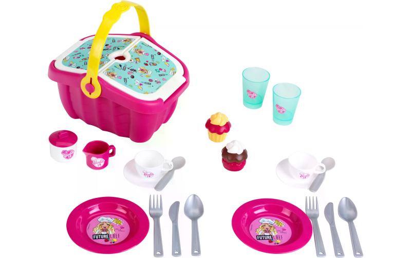 Klein-Toys Barbie Picknickkorb mit Zubehör