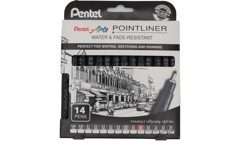 Pentel Fineliner Pigment POINTLINER