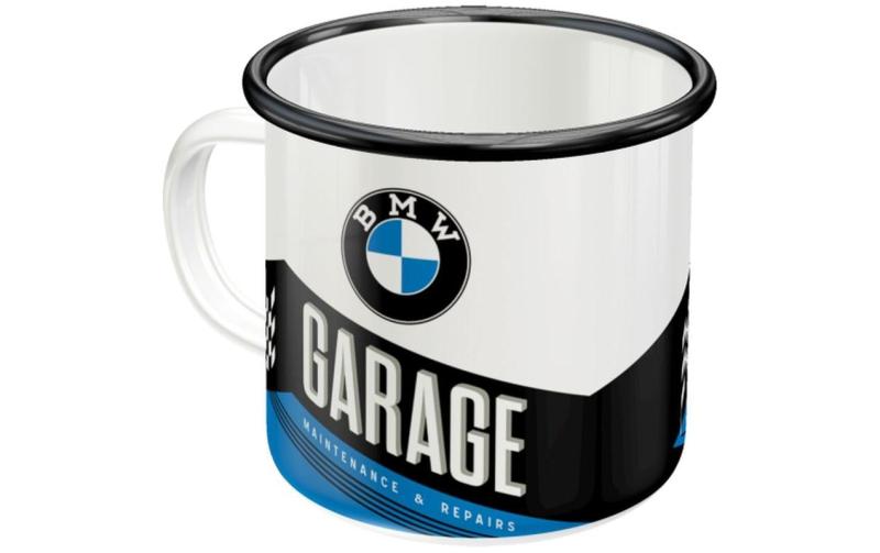 Nostalgic Art Emaille Becher BMW Garage