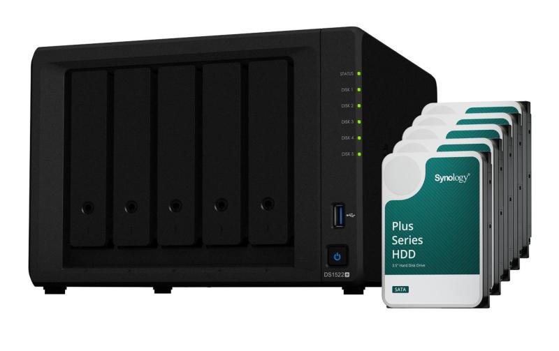 Synology DS1522+, 5-bay NAS