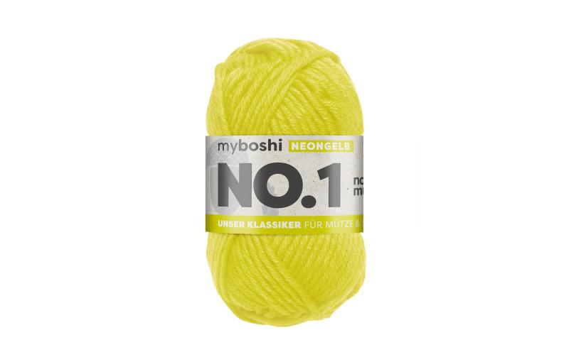 myboshi Wolle Nr.1  neongelb