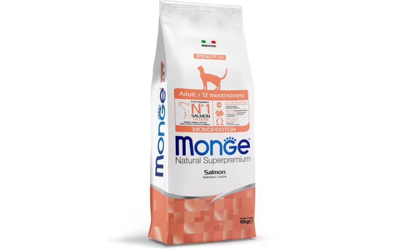 Monge Cat Monoprotein Adult Salmon 10kg
