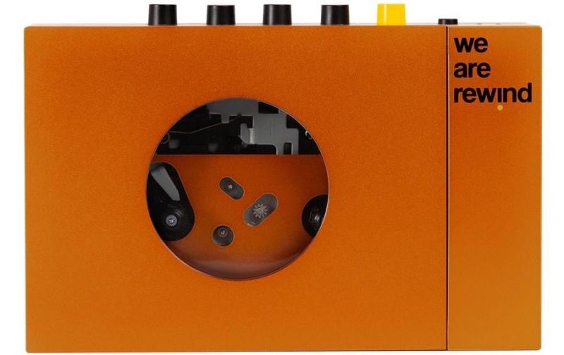 we are rewind, BT Cassette Player, orange