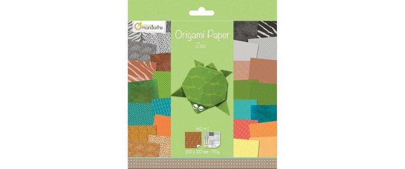 Avenue Mandarine Papier Origami Zoo