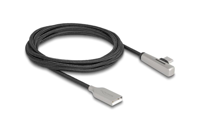 Delock USB 2.0 Type-A zu Type-C gewinkelt