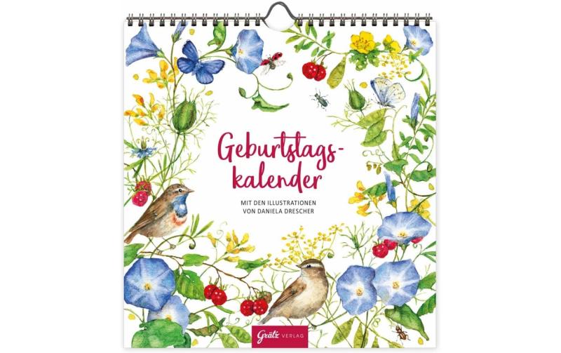 Grätz Geburtstagskalender Blumenwiese