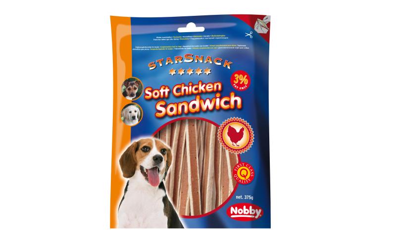 Nobby StarSnack Soft Chicken Sandwich 375 g