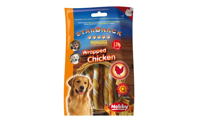 Nobby StarSnack Barbecue Wrapped Chicken70g