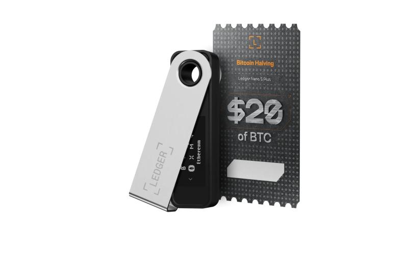 Ledger Nano S Plus - Schwarz, 20$ in BTC