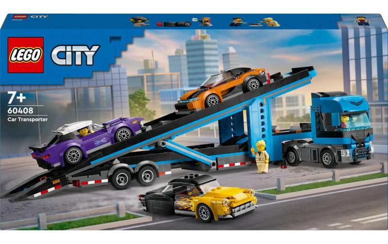 LEGO Autotransporter mit Sportwagen