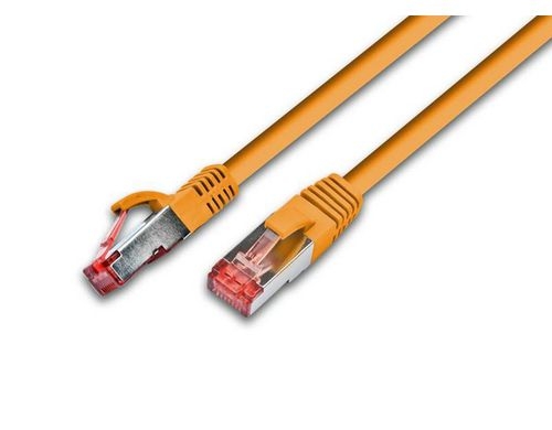 Wirewin Patchkabel: S/FTP, 0.5m, orange