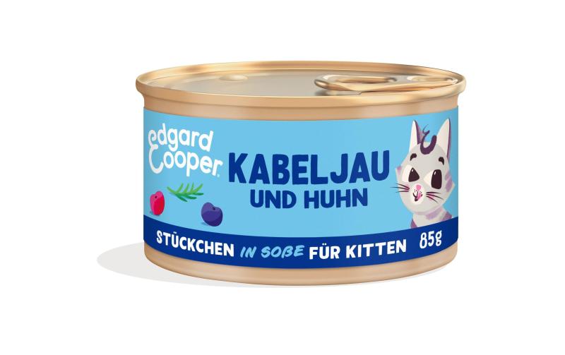Edgard&Cooper Kitten MSC-Kabeljau + Huhn